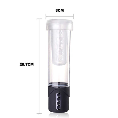 Pompe à pénis 6 modes de succion texture noire mate YINGJUE YINGJUE