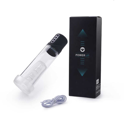 Pompe à pénis 6 modes de succion texture noire mate YINGJUE YINGJUE