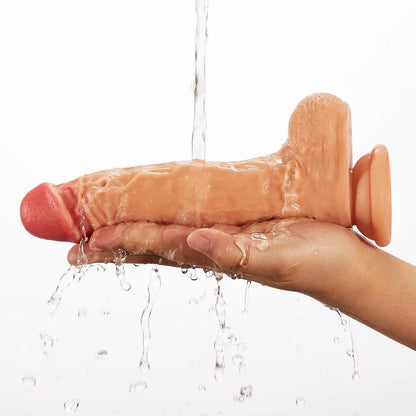 Vibromasseur gode dildo réaliste avec fonction de poussée 8 modes Moruioy Moruioy